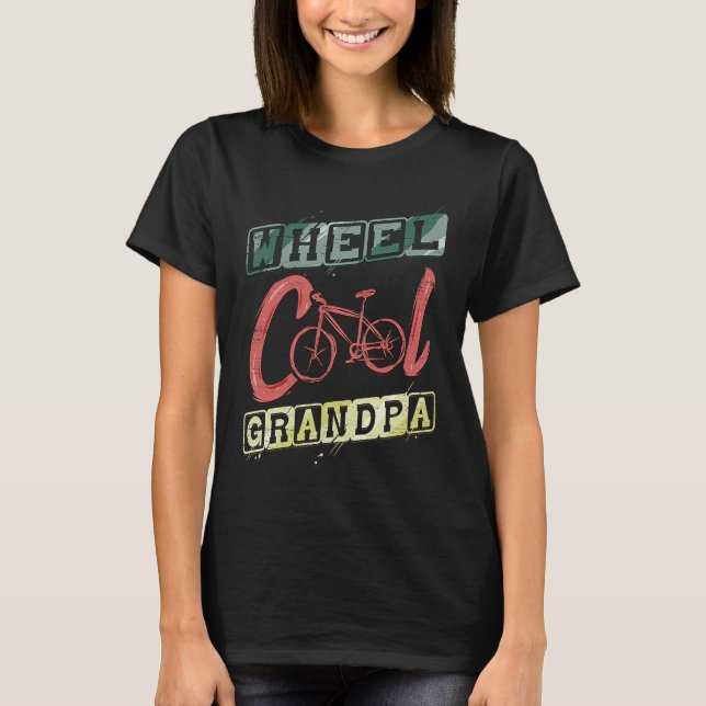 T-shirt Bicycle Tour cycling  for grandfather cyclist gran (Devant)
