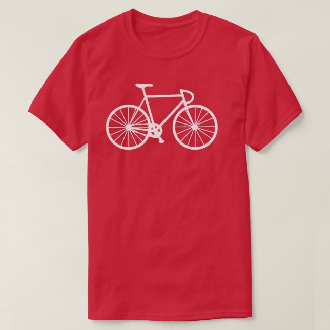 T-shirt bicycle  white  (Design devant)