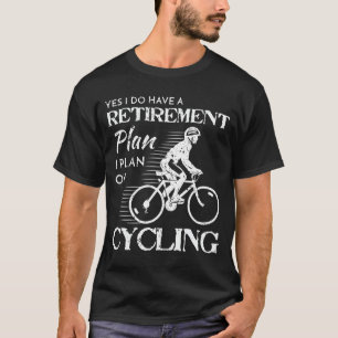 T-shirt Bicyclette blanche de recyclage de régime de