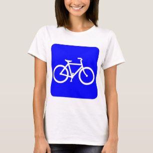 T-shirt Bicyclette - Bleu