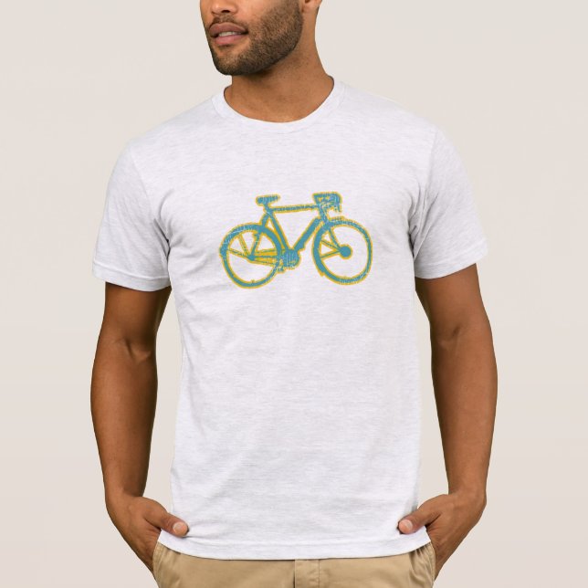 T-shirt Bicyclette bleue (Devant)