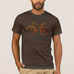 T-shirt Bicyclette / Brun vélo