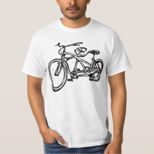 T-shirt Bicyclette construite pour le vélo 2 (de tandem