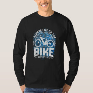 T-shirt Bicyclette électrique dire Motif cyclisme E Bi
