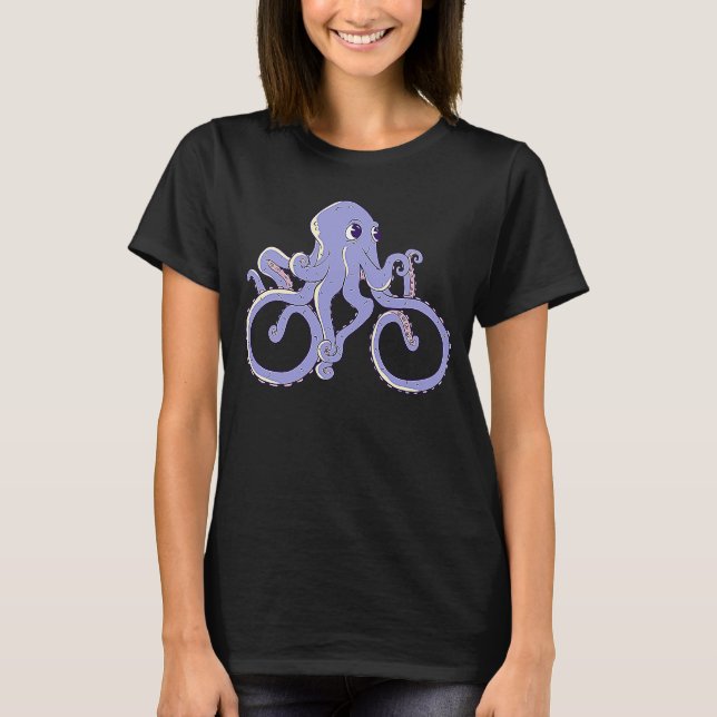 T-shirt Bicyclette Octopus Kalmar pour enfants (Devant)