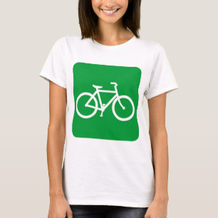 T-shirt Bicyclette - Vert laiton