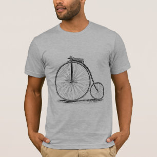 T-shirt Bicyclette vintage de Haut-Roue de quart de penny