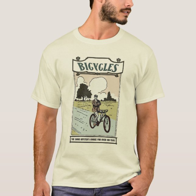 T-shirt Bicyclettes : Le choix du hippie suffisant (Devant)