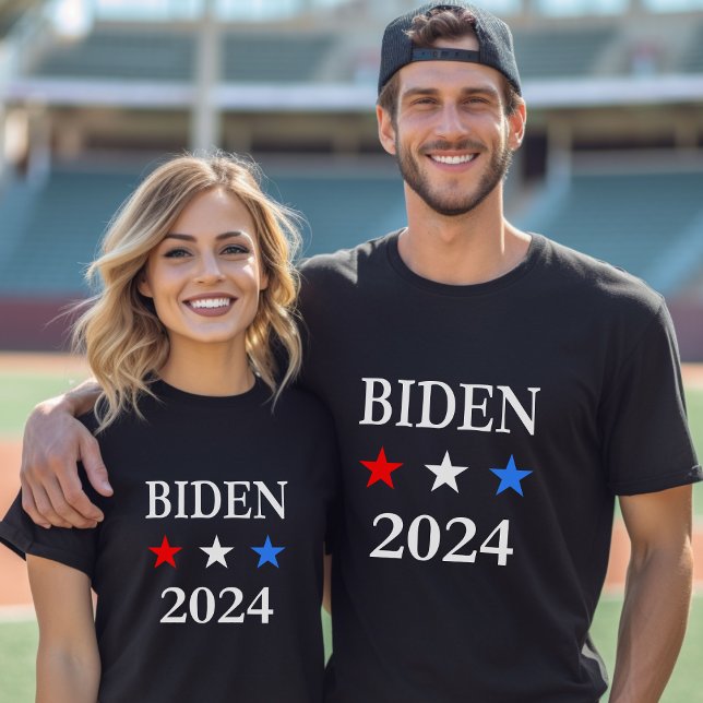 T-shirt Biden 2024 Le président américain trois étoiles pa (Créateur téléchargé)