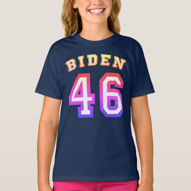 T-SHIRT BIDEN 46 (Devant)