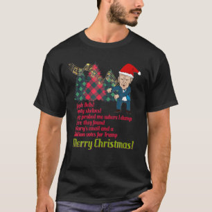 T-shirt Biden Colonoscopy Mème Noël Butt essuyé Biden