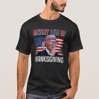 T-shirt Biden Dazed Joyeux 4° De Thanksgiving 4 juillet