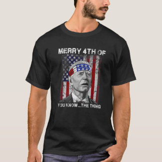 T-shirt Biden Drôle A Confondu Joyeux Joyeux 4E D'Entre Vo