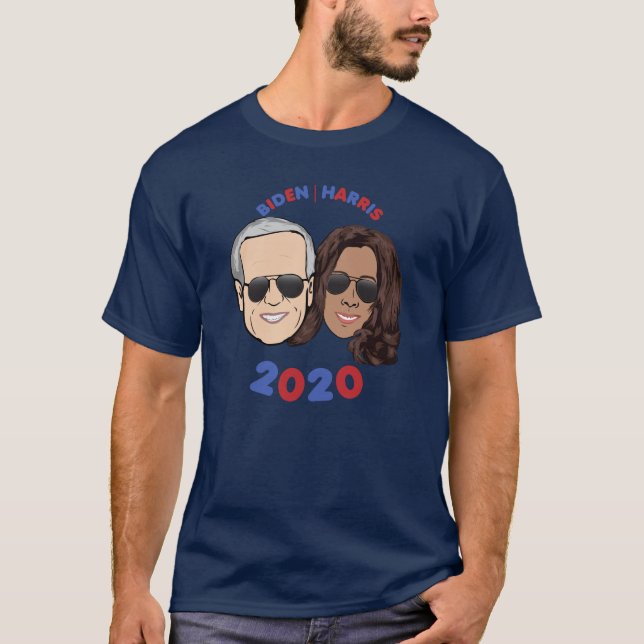 T-shirt biden harris 2020 nuances cool des élections (tee  (Devant)