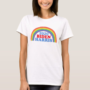 T-shirt Biden Harris 2020 Rainbow