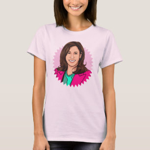 T-shirt Biden Harris 2024 en rose