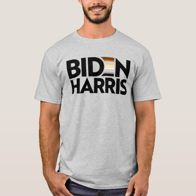 T-Shirt Biden Harris Bear Pride (Devant)