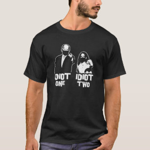 T-shirt Biden Idiot One Harris Idiot Two Anti Biden Pro Am