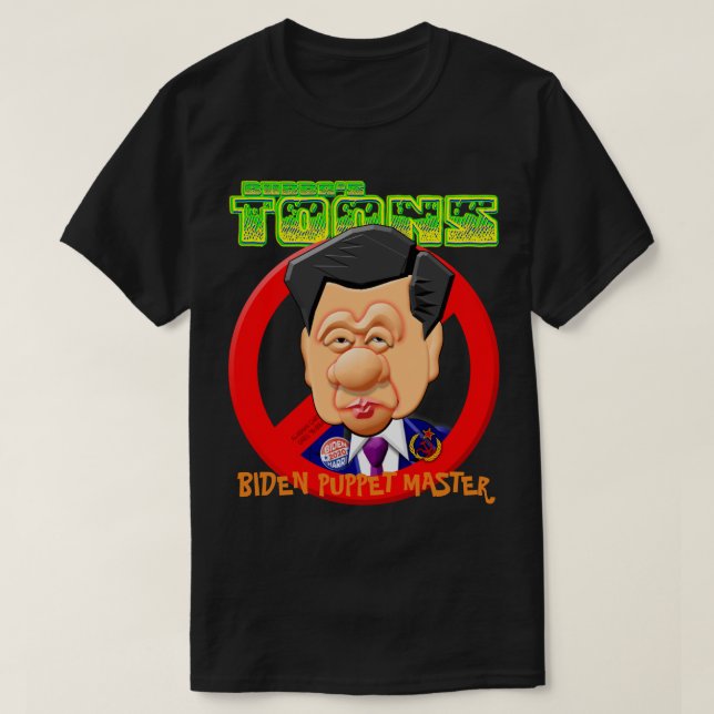 T-SHIRT BIDEN PUPPET MASTER - PRÉSIDENT XI (Design devant)