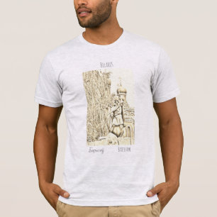 T-shirt Biélorussie Б л а р с е  de  de scie à Barysaw  T-