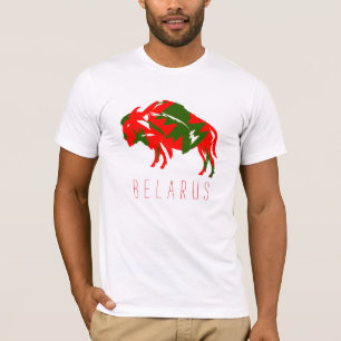 T-shirt Biélorussie Bison З Biélorusse у б р Б а е л  Mini