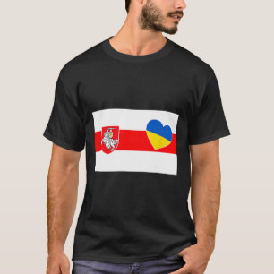 T-shirt Biélorussie Debout Avec L'Ukraine Les Biélorusses
