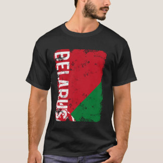 T-shirt Biélorussie Fierté du drapeau biélorusse racines p