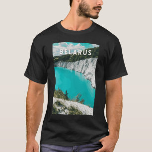 T-shirt Biélorussie Illustration Voyage Art Vintage