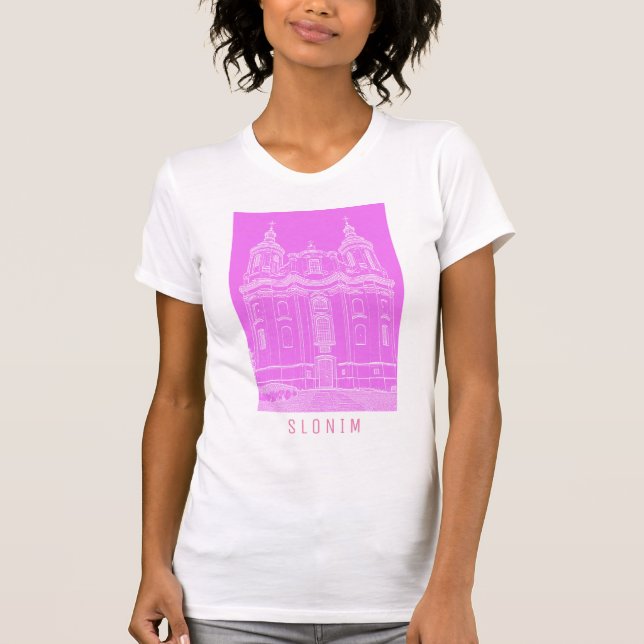 T-shirt Biélorussie Slonim Catholic Church Architecture Sk (Devant)