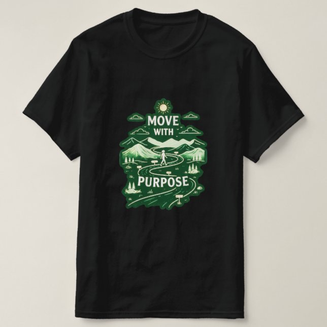 T-shirt Bien-être et mode de vie actif (Design devant)