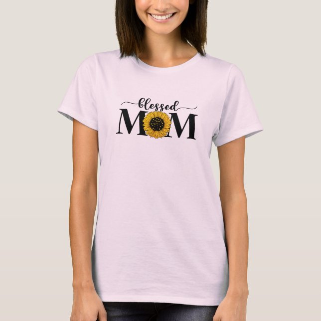 T-shirt Bienheureuse maman (Devant)
