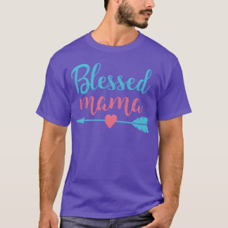 T-shirt Bienheureuse maman mère amis de jour