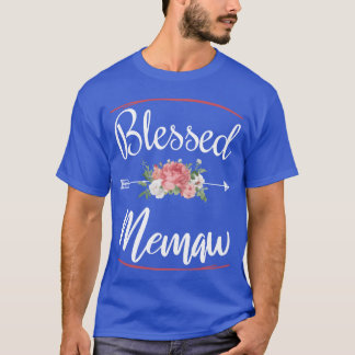 T-shirt Bienheureux Memaw Mère's Day Cadeaux fille