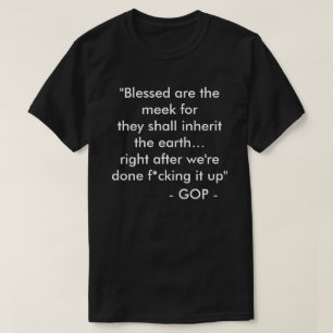 T-shirt Bienheureux sont les doux - #ChosesQueJesusNADitJa