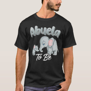 T-shirt Bientôt Abuela Sera Éléphant Pour Le Sexe Baby sho