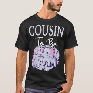 T-shirt Bientôt Cousin Sera Eléphant Pour Le Sexe Baby sho