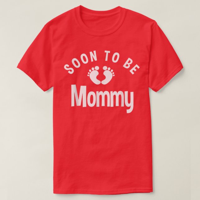 T-shirt Bientôt Devenir Maman Nouvelle Maman Grossesse Rev (Design devant)