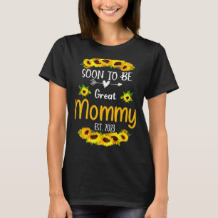 T-shirt Bientôt être grande maman 2023 Fête des Mères Tour