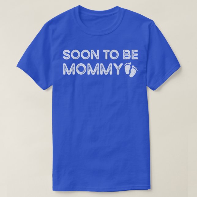 T-shirt Bientôt Être La Faire-part De Grossesse De Maman (Design devant)