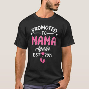 T-shirt Bientôt Être Mama Est 2023 Mama Grossesse Annonce