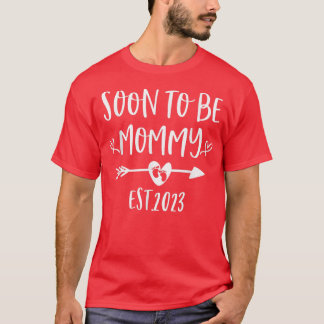 T-shirt Bientôt Être Maman Est 2023 Grossesse Faire-part G