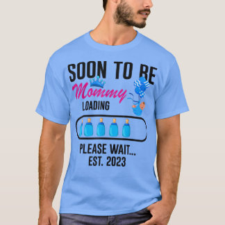 T-shirt Bientôt Être Mommy 2023 Tee Promu À Mommy Est 20