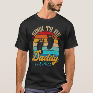 T-shirt Bientôt Être Papa 2023 Genre Révéler La Première F
