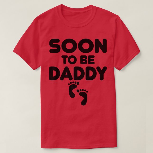 T-shirt Bientôt Être Papa Grossesse Faire-part Drôle Papa  (Design devant)