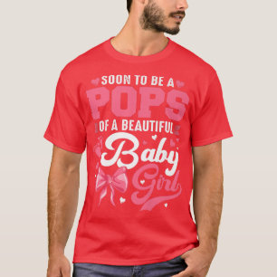 T-shirt Bientôt Être Un Pop D'Une Belle Bébée Fille Genre