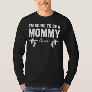 T-shirt Bientôt Être Une Maman Vintage Attendez Maman Moth