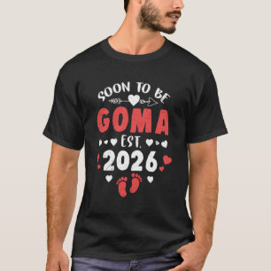 T-shirt Bientôt Goma Est 2026 Promue Grand-mère 26