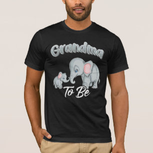 T-shirt Bientôt Grand-mère sera éléphant pour Gende Baby s