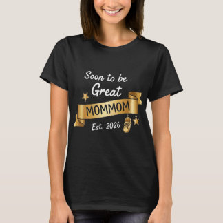 T-shirt Bientôt Grande Mommom Établie 2026 Future Grand-mè