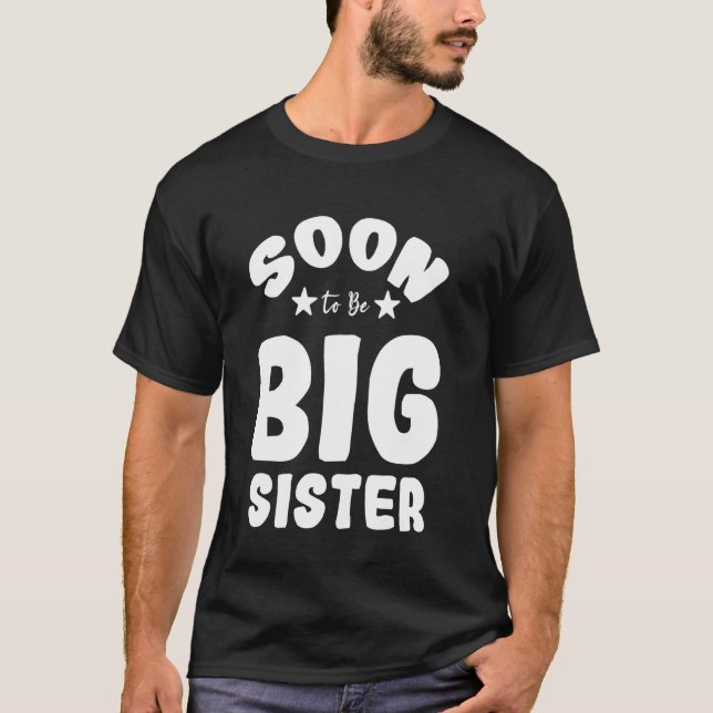T-shirt Bientôt Grande Sœur (Devant)
